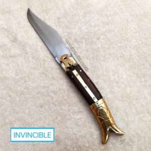 Rampuri small brass button knife