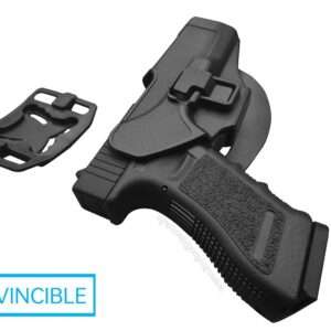 Quick-draw Glock CO2 air gun auto-lock holster/cover