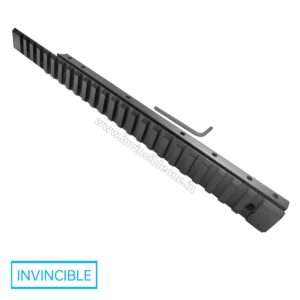 Extra Long 24 Slots 10.5″/ 260mm – 11mm Dovetail Rail to 21mm Picatinny Weaver Rail Adapter