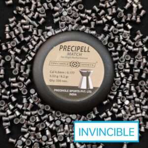 Precipell Match flat Head Pellets (0.177Cal/4.5mm)(500 nos.)