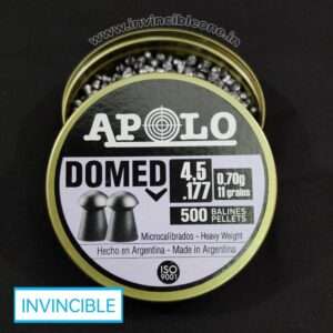 Apolo domed pellets 11 grain .177 cal 500 pcs
