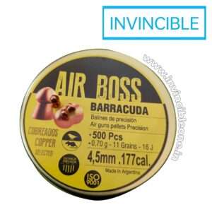 Air Boss Barracuda 0.177 Cal (4.5mm) Airgun Pellets 11gr – 0.70g, 500pcs
