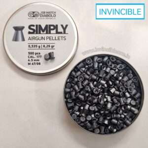 JSB MATCH DIABOLO(SIMPLY AIRGUN PELLETS)(8 Grain)(500 PCS)(.177 CAL)