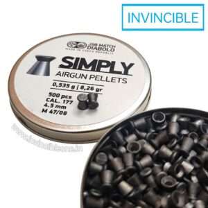 JSB MATCH DIABOLO(SIMPLY AIRGUN PELLETS)(8 Grain)(500 PCS)(.177 CAL)