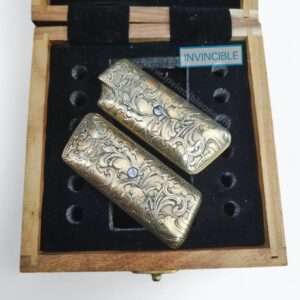 METAL ENGRAVED GRIP FOR .30 Bore PISTOL | BRASS HANDICRAFTED