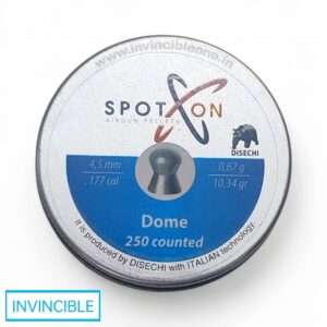 SPOTON Dome .177Cal / 4.5mm Airgun pellets, 10.34gr, 250Nos