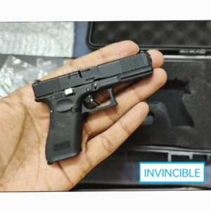 Half Size Miniature glock 17 gen 5 fully functional replica shells ejecting toy gun | full black metal replica