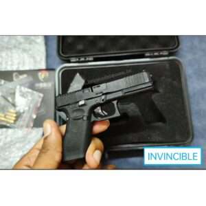Half Size Miniature glock 17 gen 5 fully functional replica shells ejecting toy gun | full black metal replica keychain
