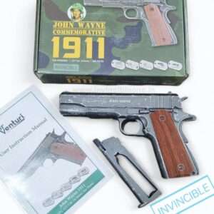 John Wayne 1911 Metal CO2 BB Pistol Brown Grips