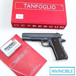 Tanfoglio Witness 1911 CO2 BB Pistol, Brown Grips Swiss arm’s