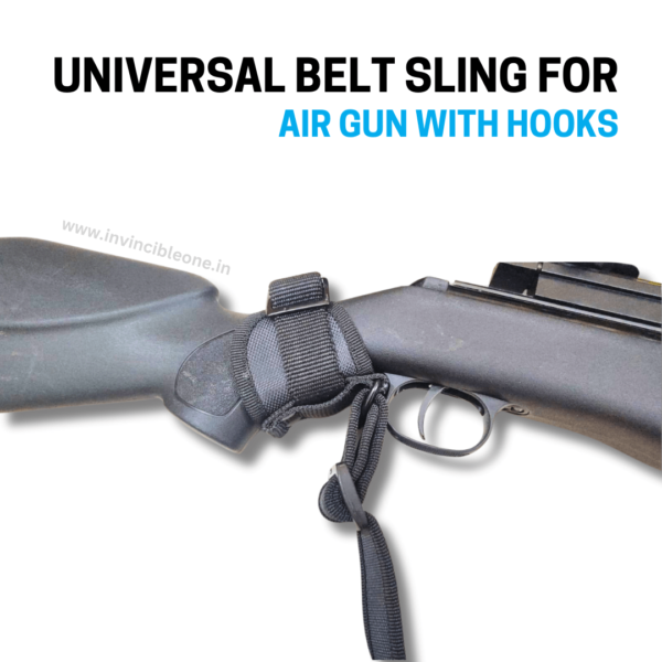 Universal belt sling for air gun with hooks| no need to drill - Image 4