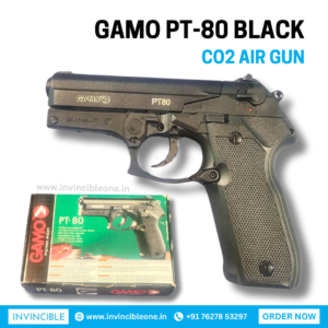 Gamo PT-80 Black Pellet CO2 Air Pistol .177 Cal