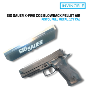 SIG Sauer X-Five CO₂ Blowback Pellet Air Pistol .177 Cal – Full Metal