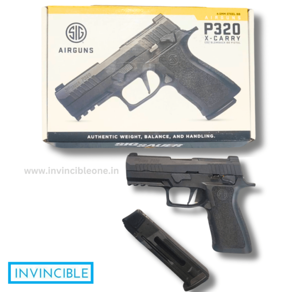Sig sauer P320 X-carry CO2 bbs blowback air pistol metal built  .177 cal - Image 5
