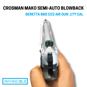 Crosman mako semi-auto blowback Beretta bbs CO2 air gun .177 cal
