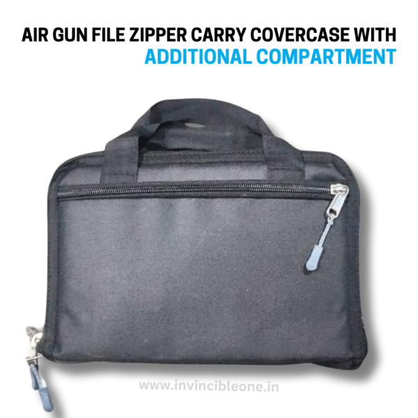 Air gun file | zipper carry cover case with additional compartment - Image 3