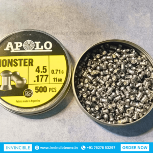 Apolo Monster Pellets | 11 Grain | .177 Cal (4.5mm) | 500 Pcs | High-Precision Airgun Ammunition
