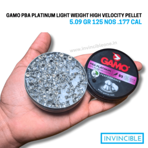 Gamo PBA Platinum .177 Cal High Velocity Pellets – 5.09 Grain Lightweight Ammo (125 Count)