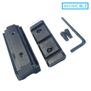 Scope rail mount 11mm to 11mm/21mm rail converter/raiser