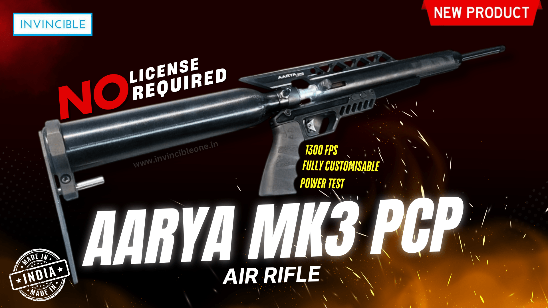 https://www.invincibleone.in/product/aarya-mk-3-pcp-air-rifle-177-cal-975-fps/