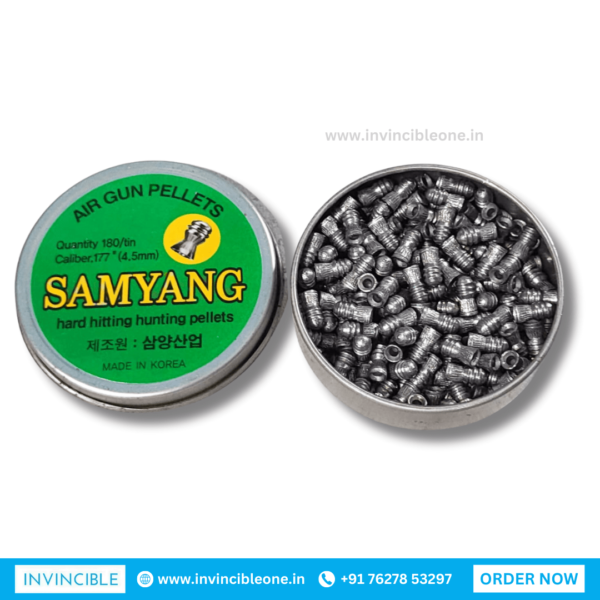 Samyang air gun pellets | triple head korean pellet | .177 cal |180 pcs - Image 5