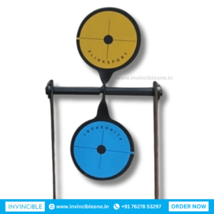 Plink Sports Floor Flipper Compact Metal Rotating Target for Practice