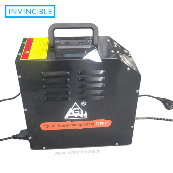 AGH 12V oil free air compressor for air gun electric pump | 300 bar - Image 2