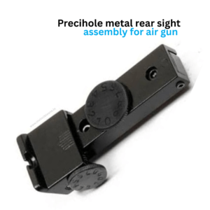Precihole Metal Rear Sight Assembly for Air Rifles – Adjustable Replacement Sight