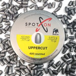 Spot On Uppercut .177 Cal Air Gun Pellets | 15 Grains | 400 Pcs – Precision Target Shooting Pellets