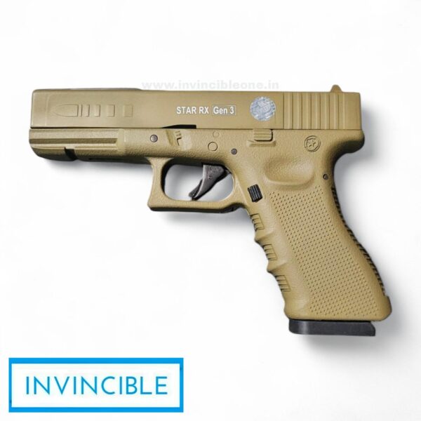 Camstar Star RX Gen 3 CO2 Coyote Tan pellets air pistol - Made in india