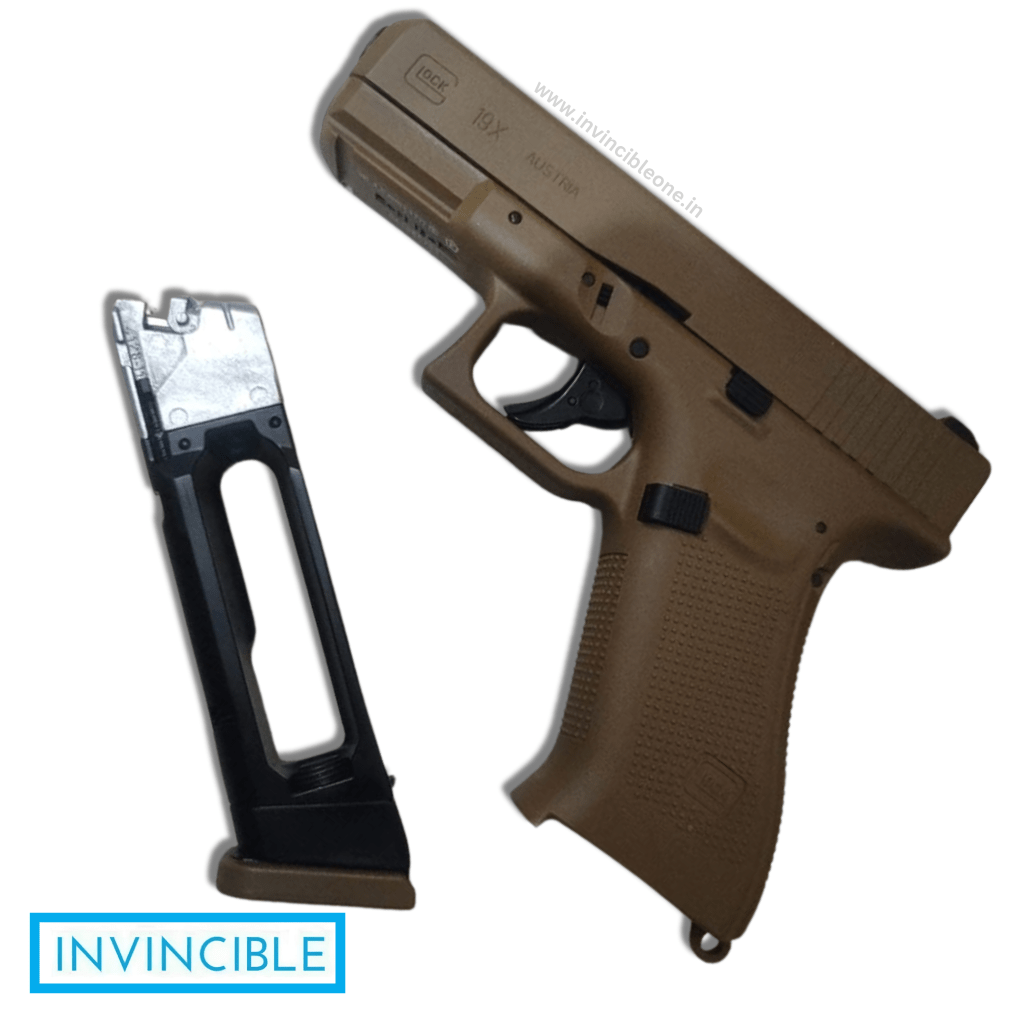 Glock 19X Desert Tan Blowback CO2 Air Pistol – .177 Cal Steel BB Air Gun - Image 6