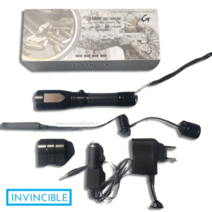 Powerful Green Laser Flashlight Torch – High Beam Torch with Adapter & Charger