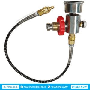 PCP Filling Device – Scuba Tank to PCP Air Gun Filling Adapter with Gauge & Hose