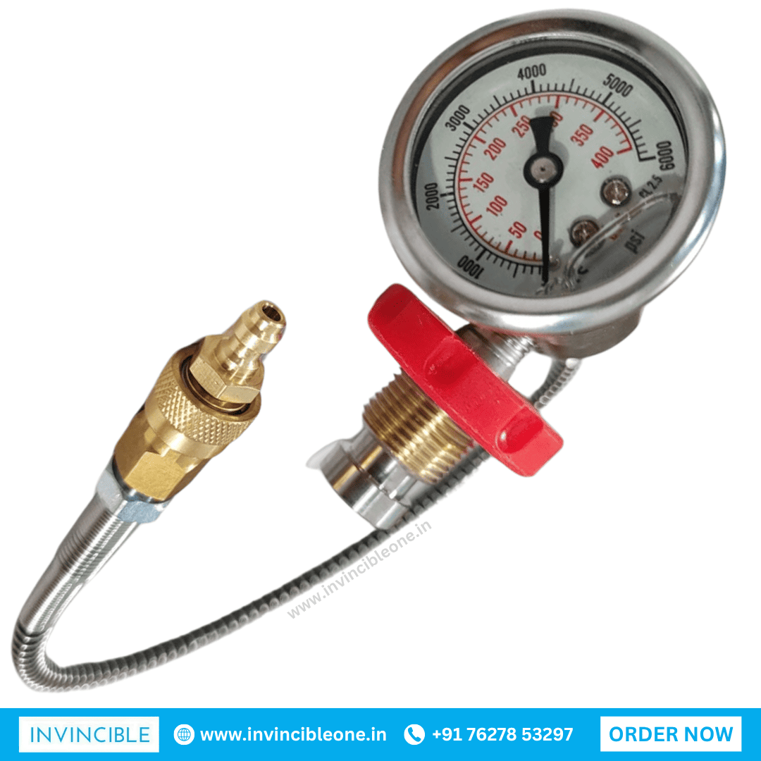 PCP Filling Device - Scuba Tank to PCP Air Gun Filling Adapter with Gauge & Hose - Image 2