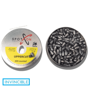 Spot On Uppercut .177 Cal Air Gun Slug Pellets | 15 Grains | 400 Pcs – Precision Target Shooting Pellets