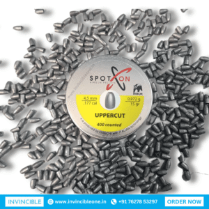 Spot On Uppercut .177 Cal Air Gun Slug Pellets | 15 Grains | 400 Pcs – Precision Target Shooting Pellets