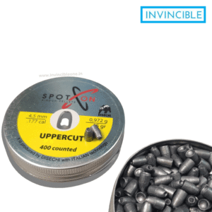 Spot On Uppercut .177 Cal Air Gun Slug Pellets | 15 Grains | 400 Pcs – Precision Target Shooting Pellets