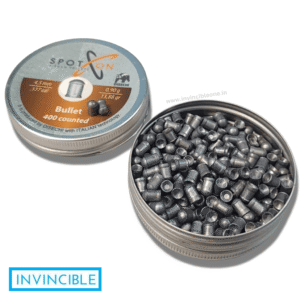Spot On Bullet .177 Cal Air Gun Pellets | 13.88 Grains | 400 Pcs – Precision Shooting Pellets