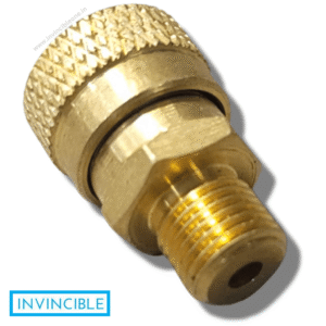 Female Foster Coupler with Male & Female Thread Options – PCP Airgun High-Pressure Accessories