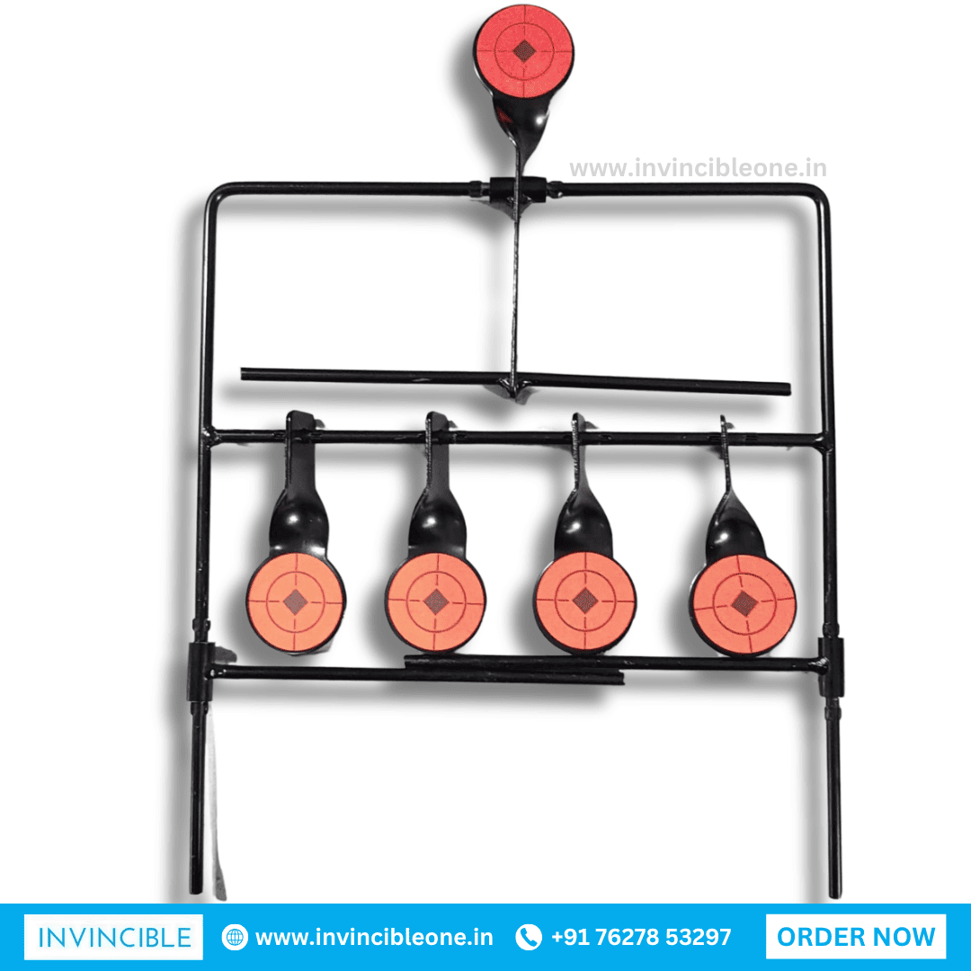 Auto Reset Target for Air Gun Plinking & Target Practice - Durable Metal Spinner Shooting Target - Image 2