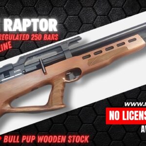 EVANIX RAPTOR SEMI AUTOMATIC PCP REGULATED .177 CAL AIR GUN