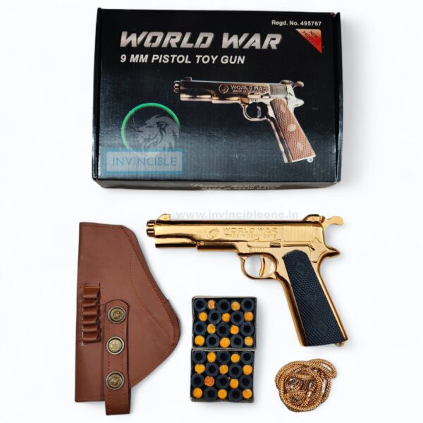 Golden Sound Cork Gun M- WORLD WAR | FULL METAL - Image 2