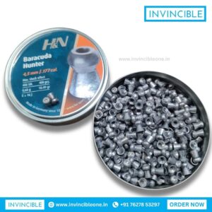 H&N Baracuda Hunter .177 (4.5mm) 10.49 Grain Pellets – 400 Count Tin