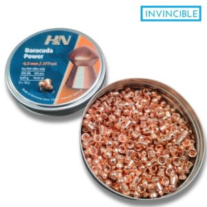 H&N Baracuda Power .177 (4.5mm) 10.65 Grain Pellets – 300 Count Tin