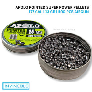 Apolo Pointed Super Power Pellets .177 Cal | 13 gr | 500 Pcs Airgun