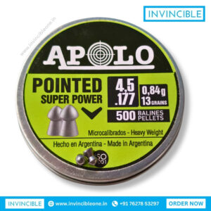 Apolo Pointed Super Power Pellets .177 Cal | 13 gr | 500 Pcs Airgun