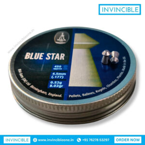 BSA Blue Star .177 (4.5mm) 8.02 Grain Pellets – 450 Count Tin (Made in England)