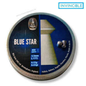 BSA Blue Star .177 (4.5mm) 8.02 Grain Pellets – 450 Count Tin (Made in England)