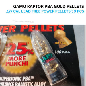 Gamo Raptor PBA Gold .177 (4.5mm) Lead-Free Pellets – 50 Count Pack