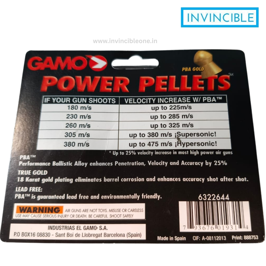 Gamo Raptor PBA Gold .177 (4.5mm) Lead-Free Pellets – 50 Count Pack - Image 5